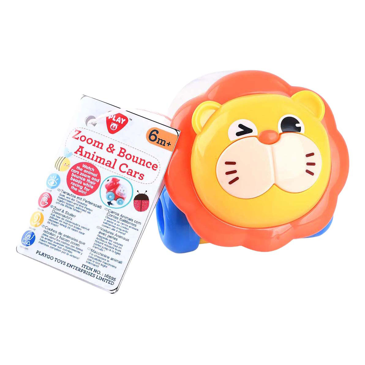 Playgo Zoom & Bounce Dierenauto