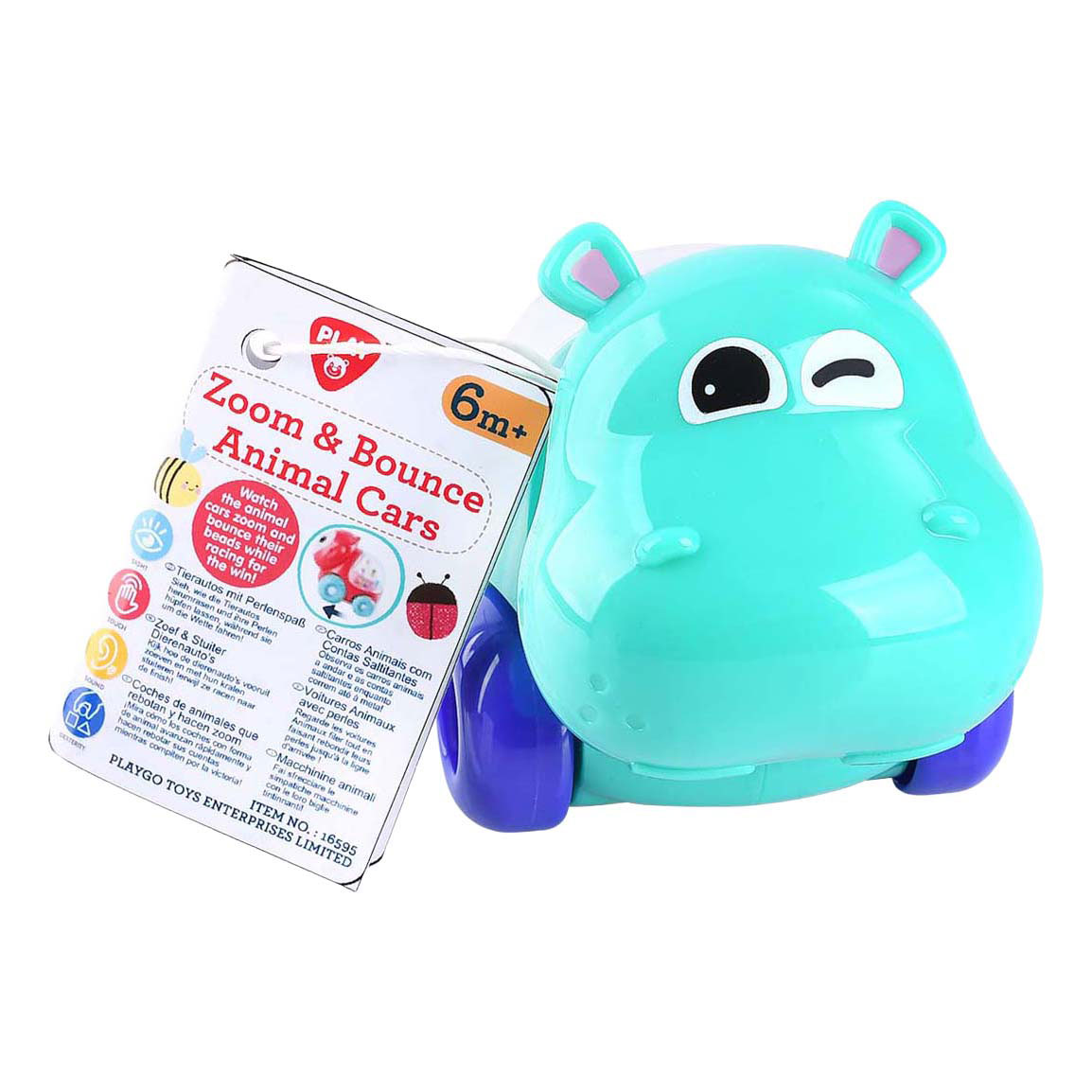 Playgo Zoom & Bounce Dierenauto
