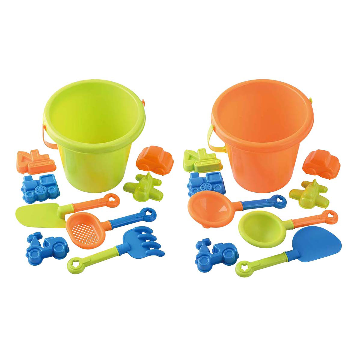 Ensemble de jeu de plage Playgo avec seau - 9 pièces.