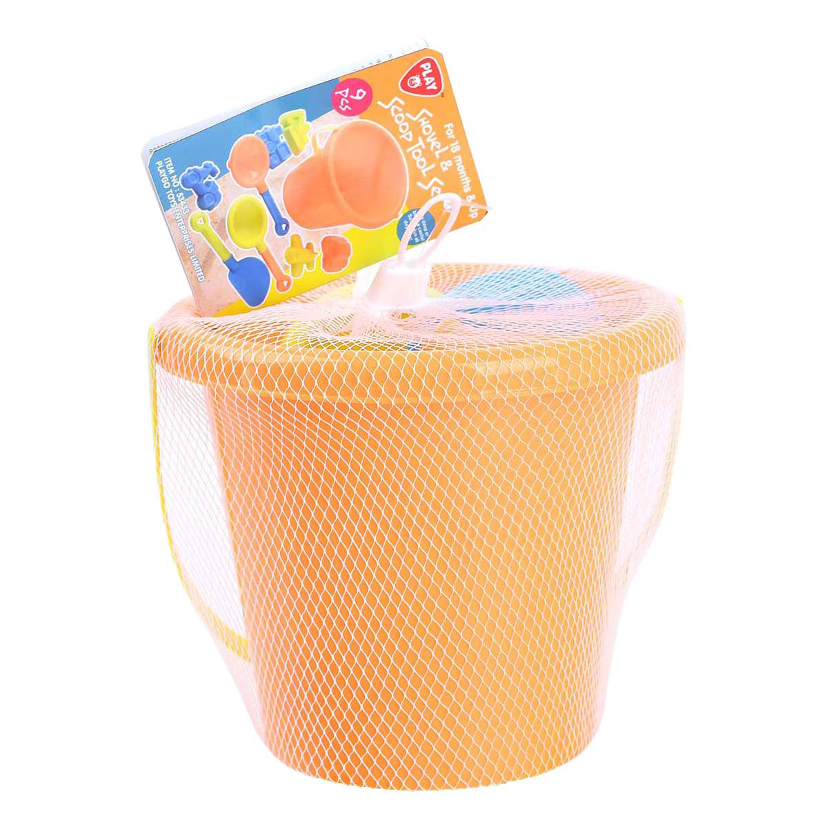 Ensemble de jeu de plage Playgo avec seau - 9 pièces.