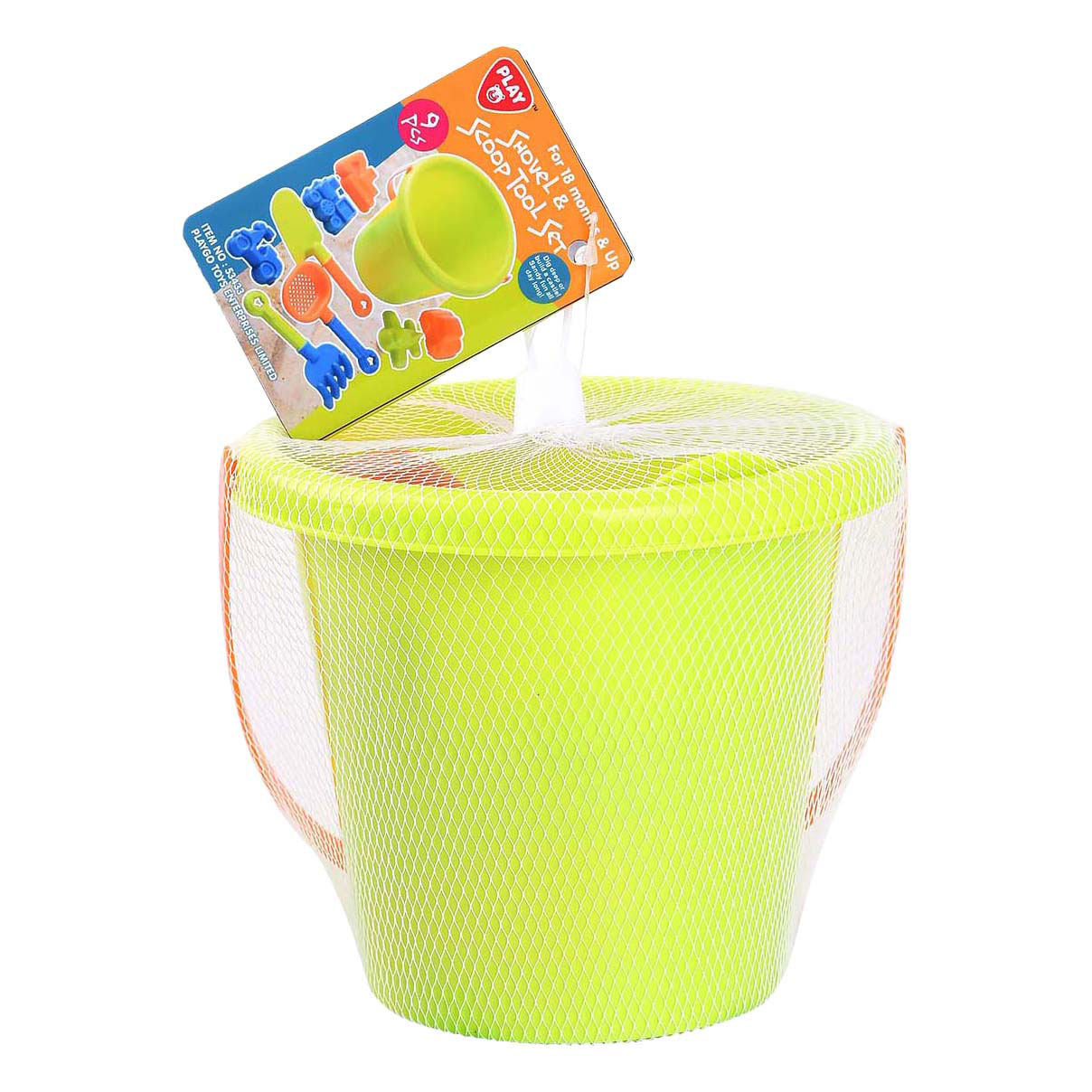 Ensemble de jeu de plage Playgo avec seau - 9 pièces.