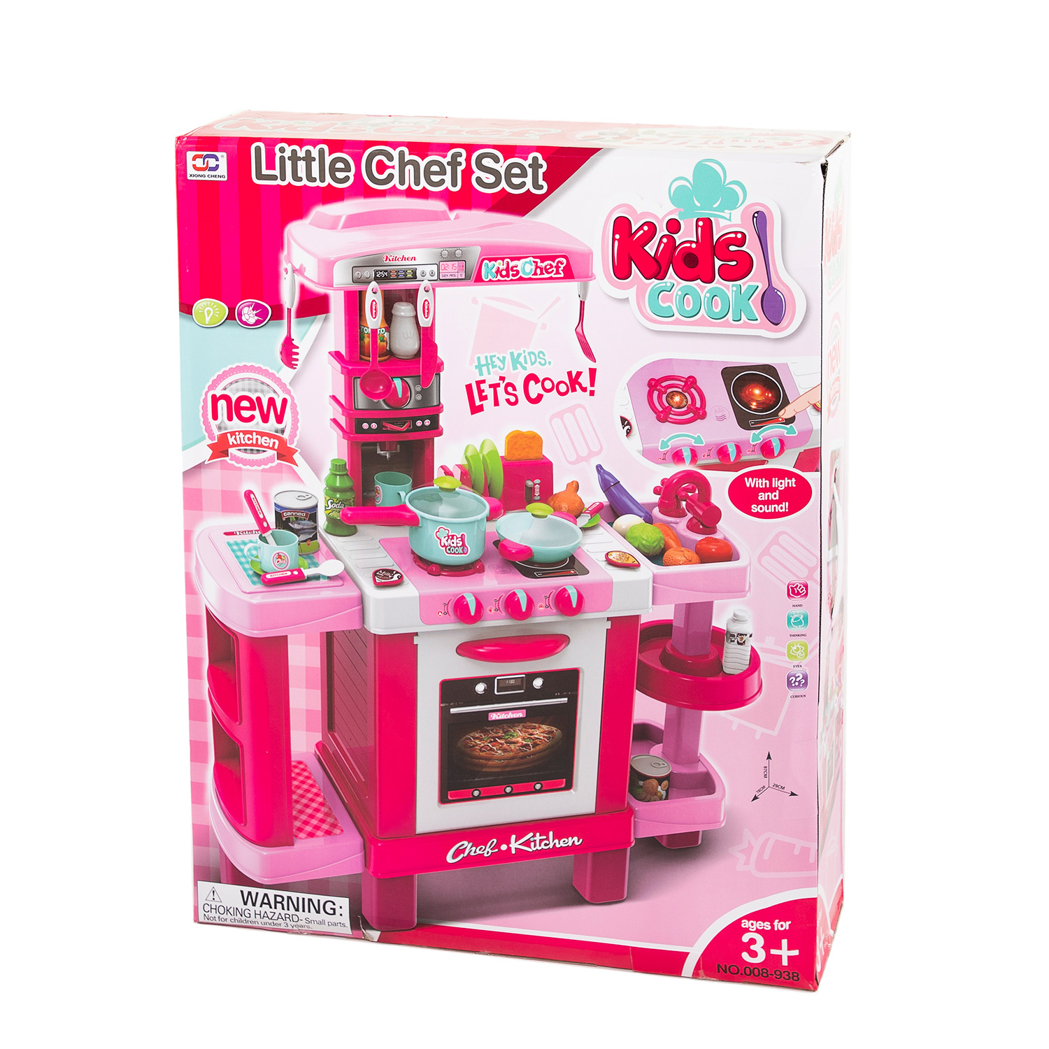 Kinderküche Pink mit Licht und Ton