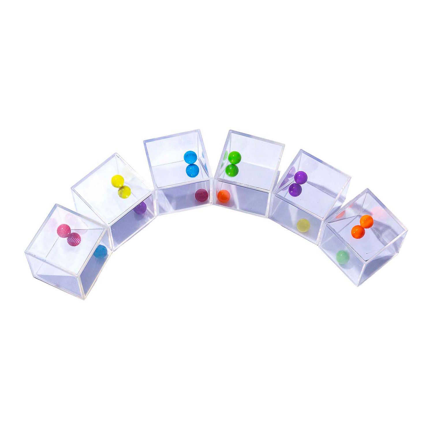 Transparante Spiegelblokken - 5 cm - 18dlg