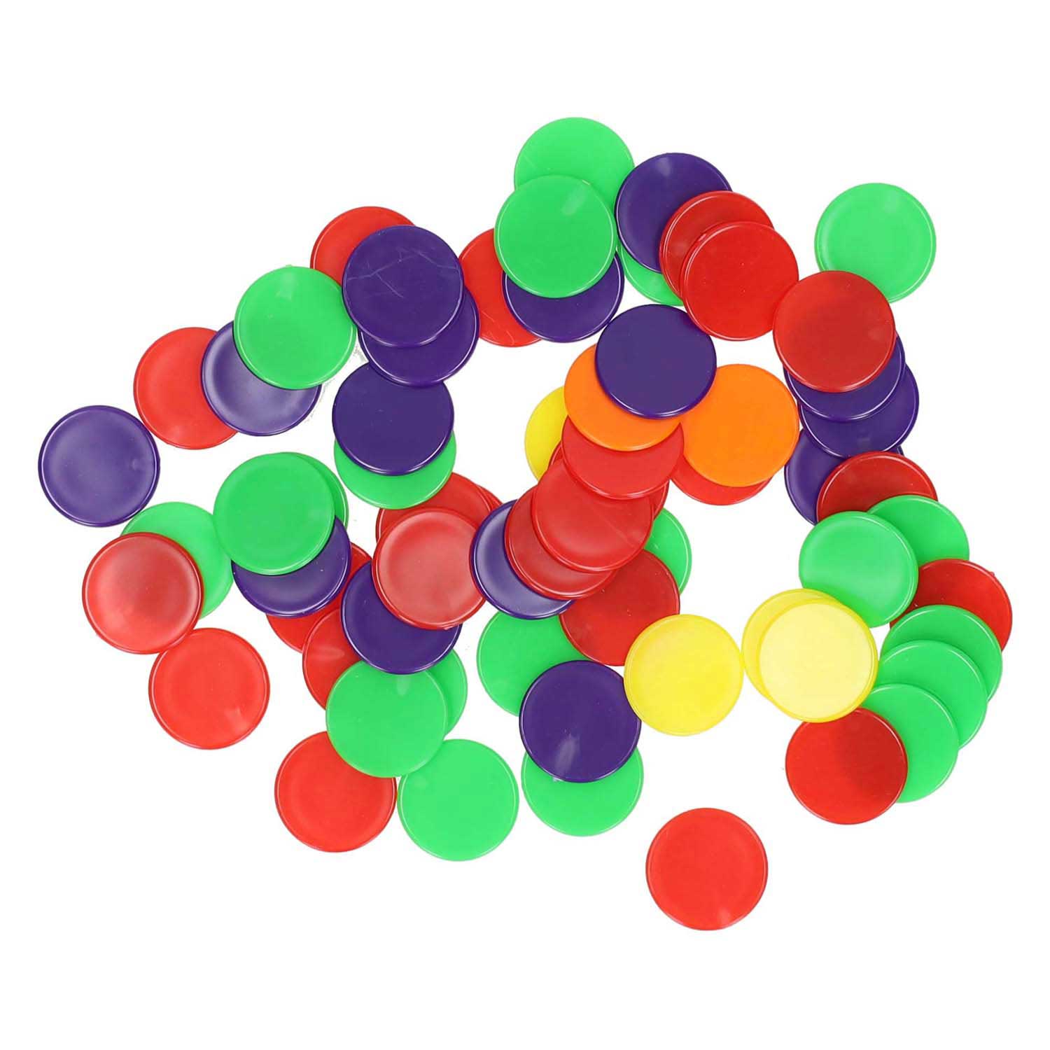 Jetons colorés - 500 pièces