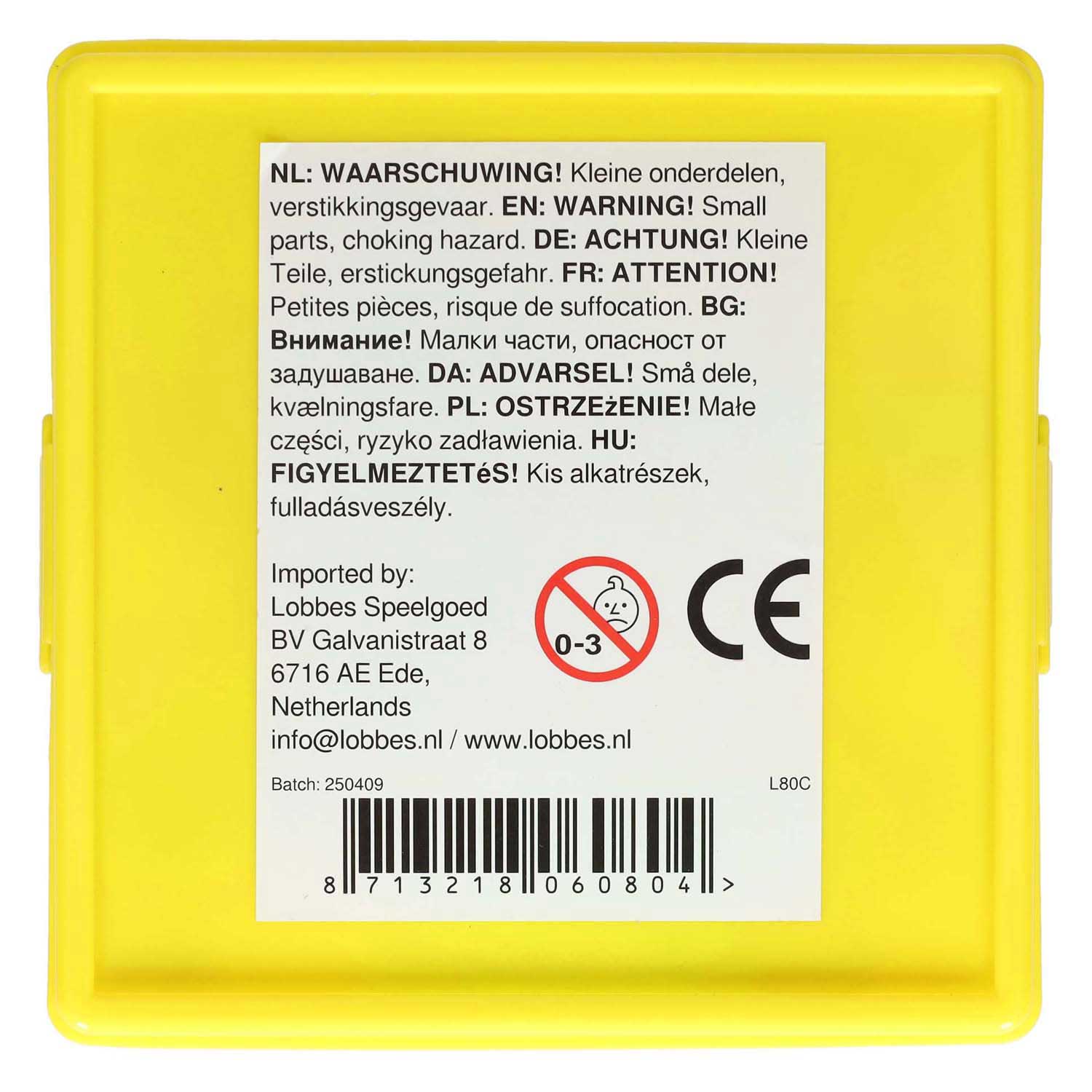 Transparante Gekleurde Telblokjes - 90st.
