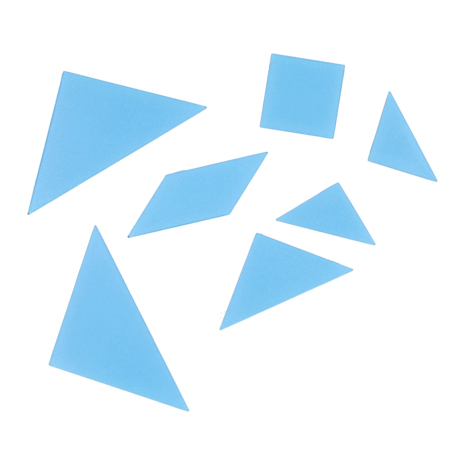 Transparante Tangrams - 168dlg