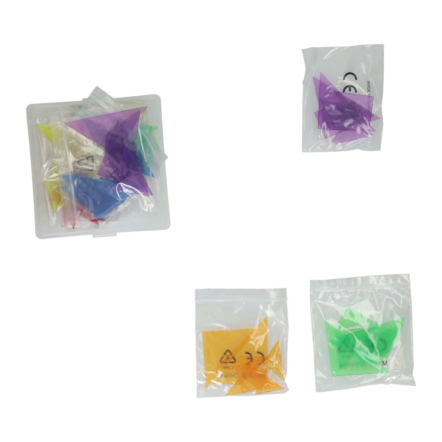 Transparante Tangrams - 84dlg.