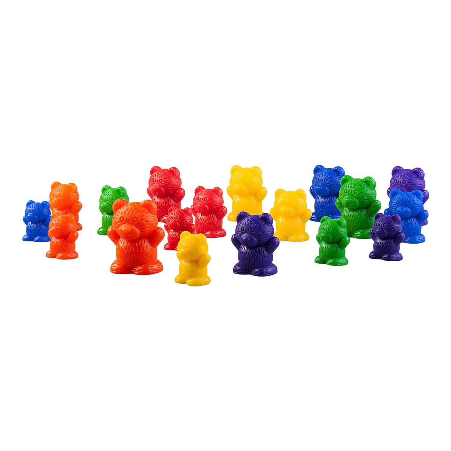 Sorteerset met 6 Gekleurde Schaaltjes
