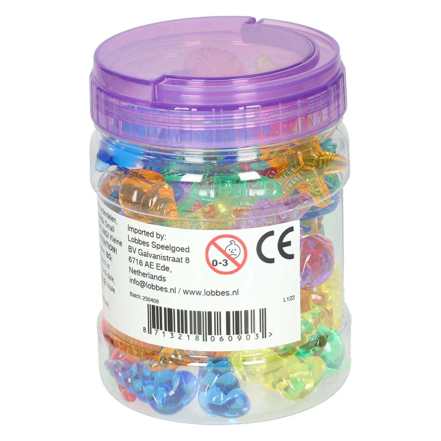Transparante Schelpenfiguren - 72dlg