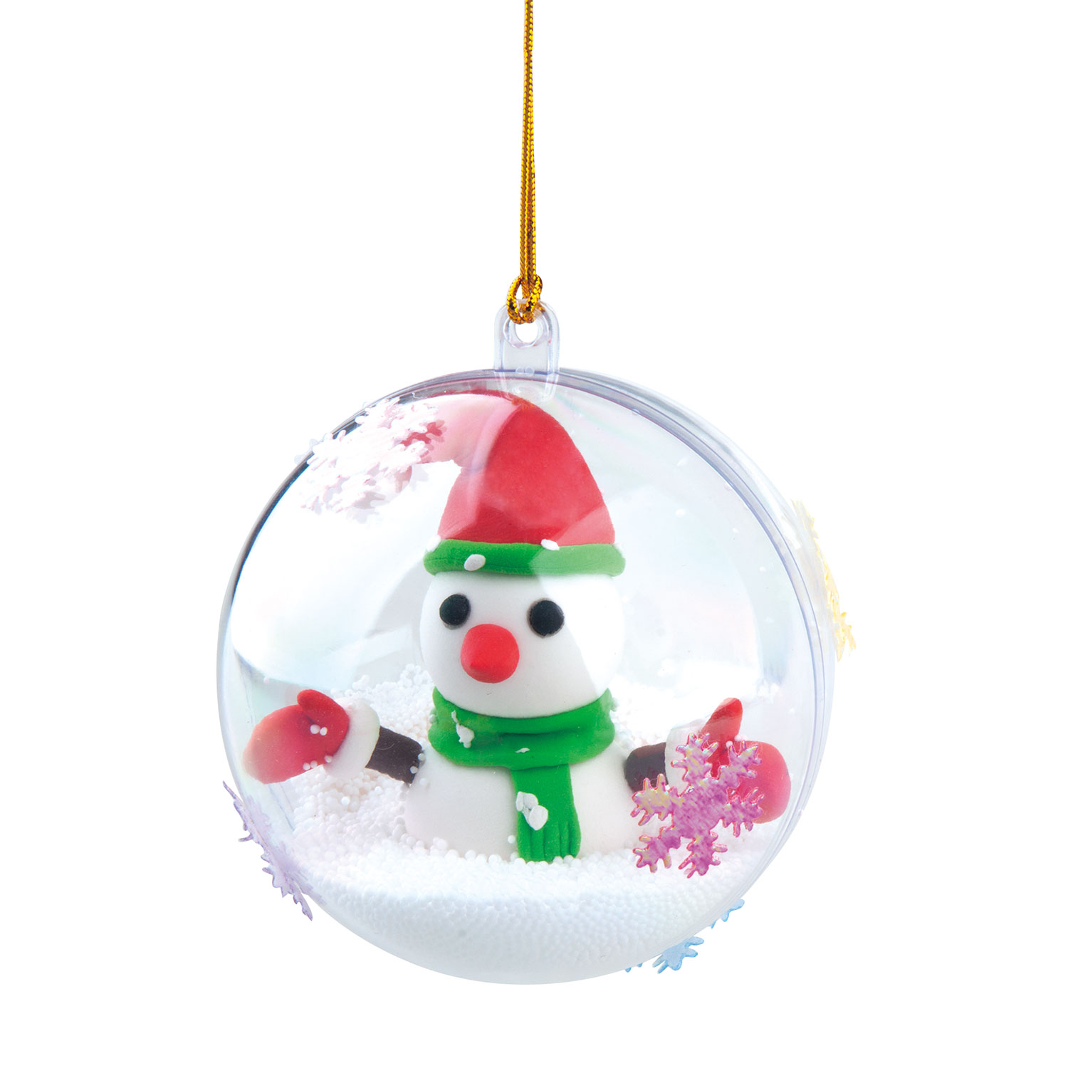 Super Dough Kerstbal Maken - Sneeuwpop