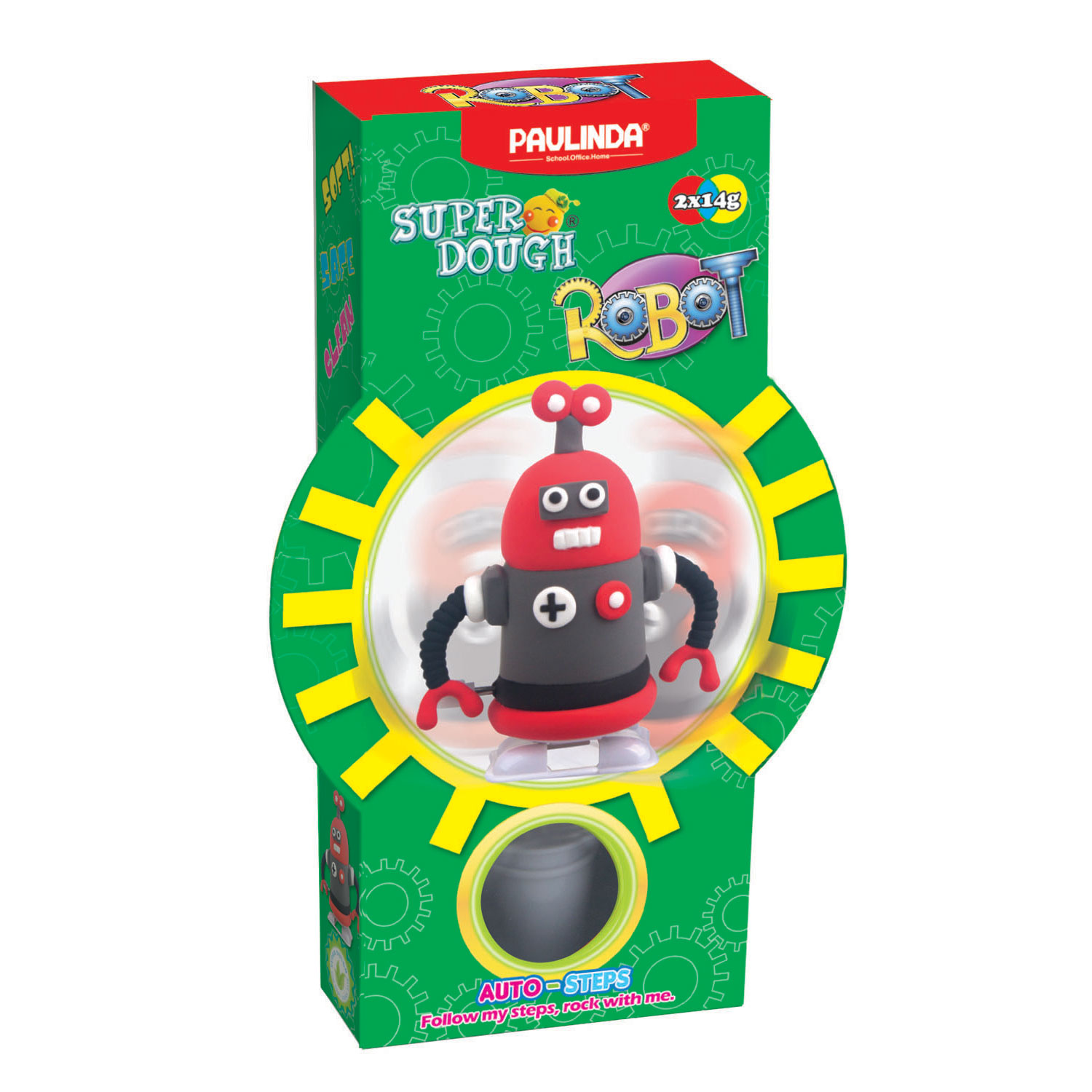 Super Dough Robot - Rood/Zwart