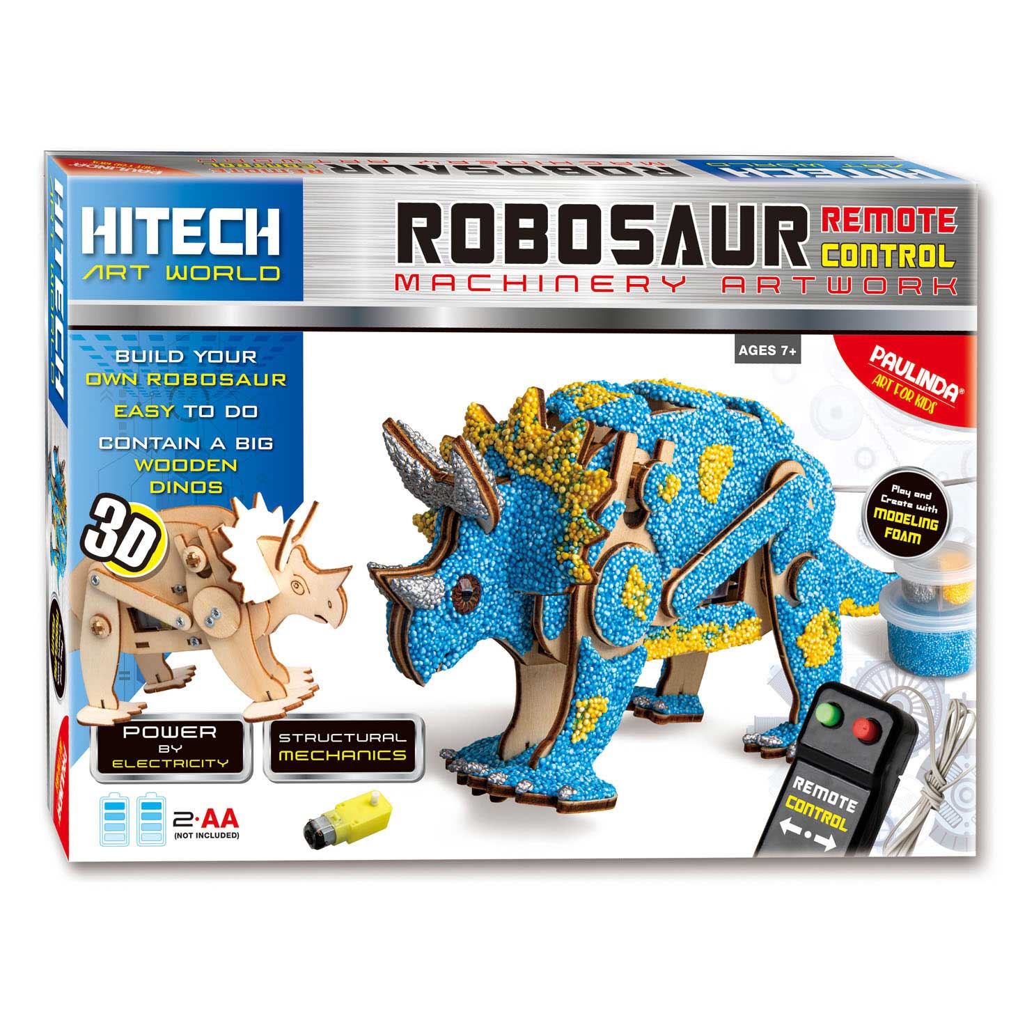 deadline Hoofdstraat uitdrukken Bouwpakket 3D Triceratops met Motor online kopen? | Lobbes Speelgoed