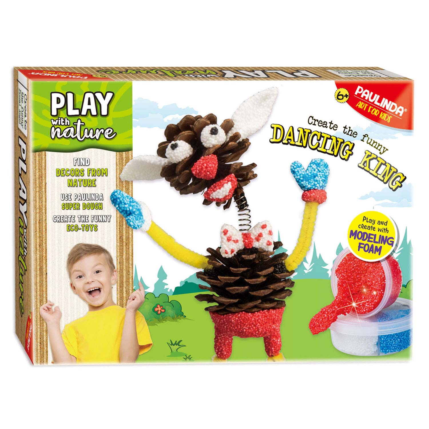 Play with Nature Craft Set – Tannenzapfentier machen