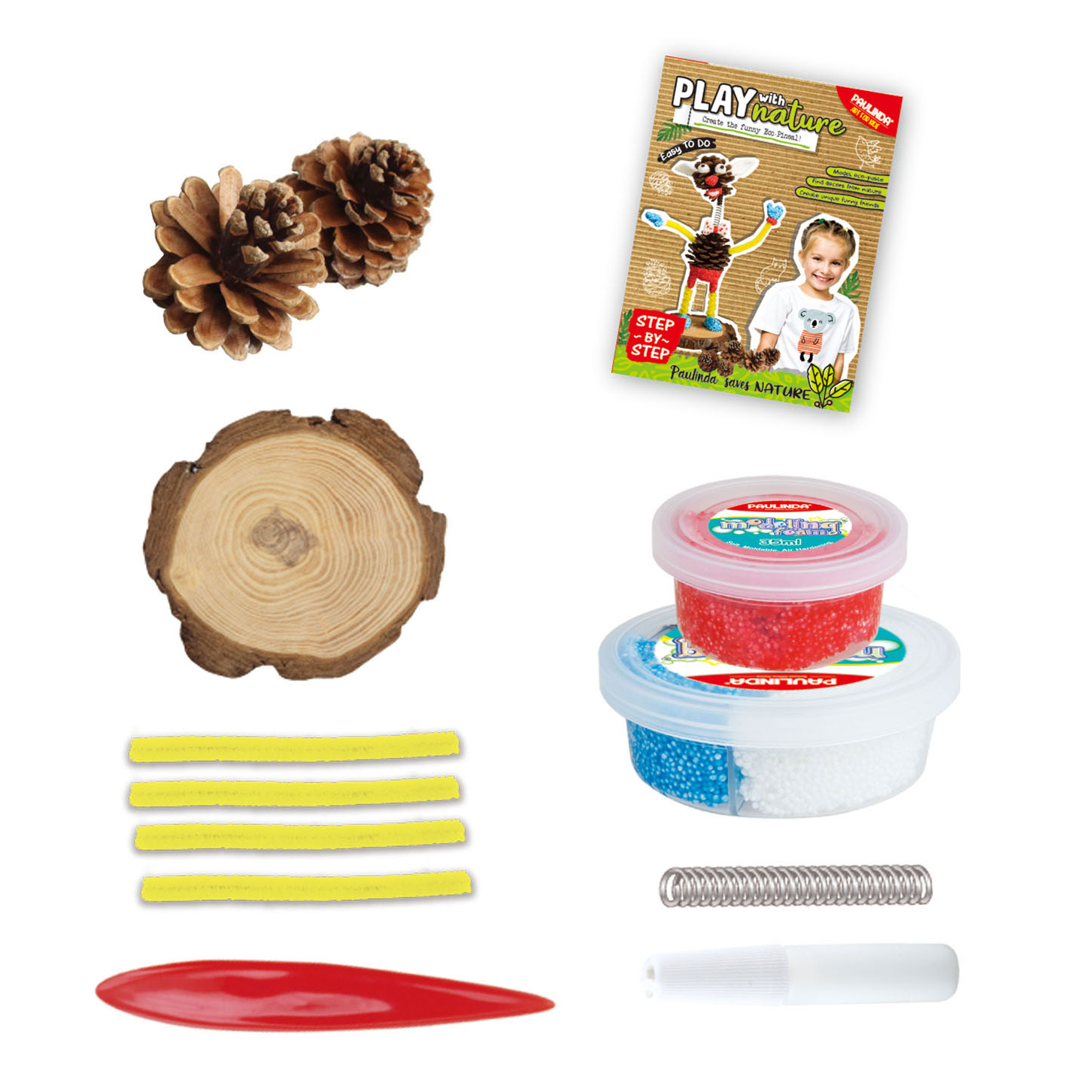 Play with Nature Knutselset - Dennenappel Dier Maken