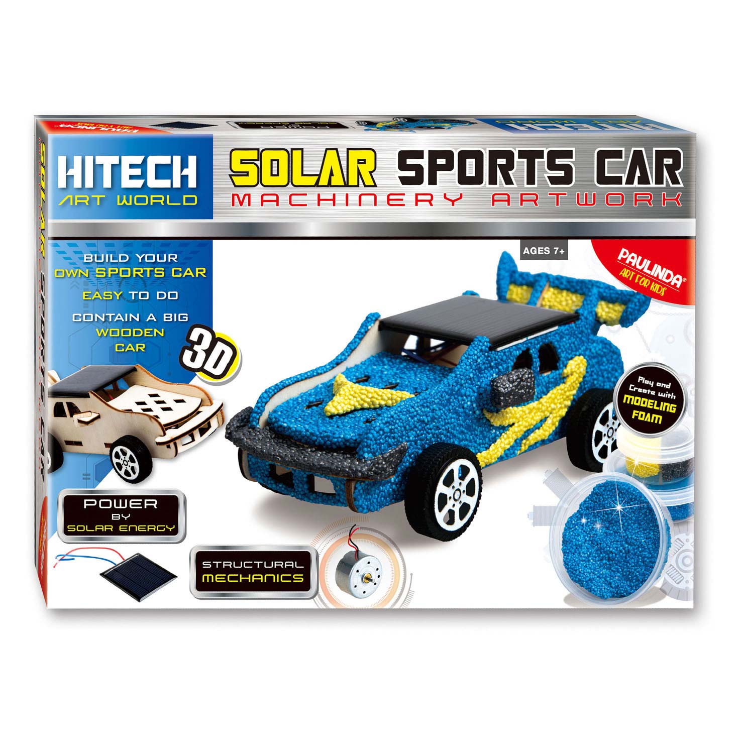 makkelijk te gebruiken Tot ziens Grillig Bouwpakket 3D Solar Sportwagen online kopen? | Lobbes Speelgoed