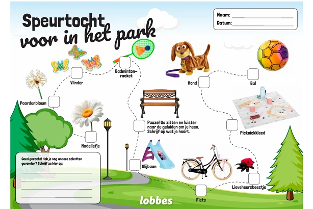 Afbeelding voor Download printvel parkspeurtocht