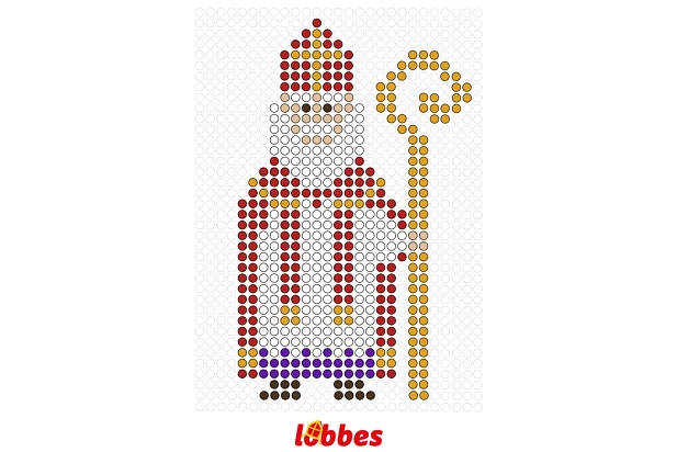 Afbeelding voor Sinterklaas strijkkralenpatroon
