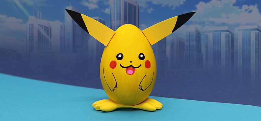 voertuig Nieuw maanjaar Verminderen Knutselidee: Pikachu Paasei Versieren | Lobbes Speelgoed