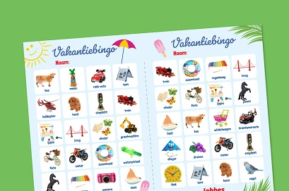 Afbeelding voor Vakantiebingo