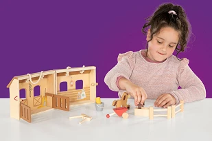 Afbeelding voor Houten Poppenhuis